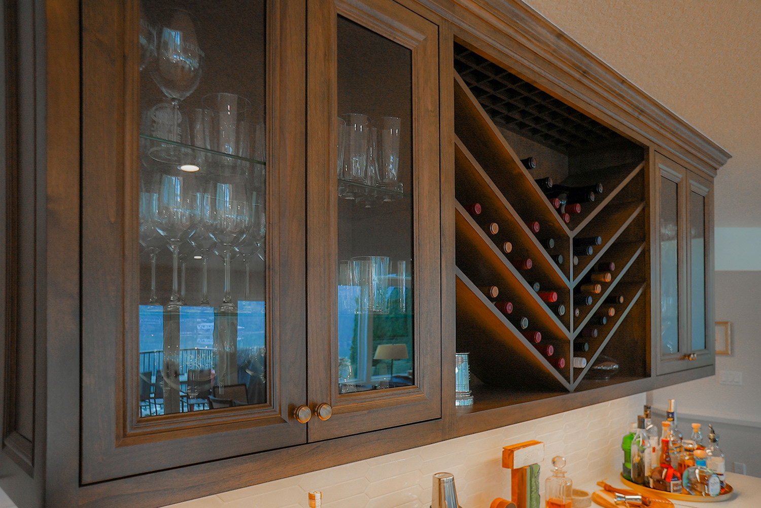 wine rack remodel