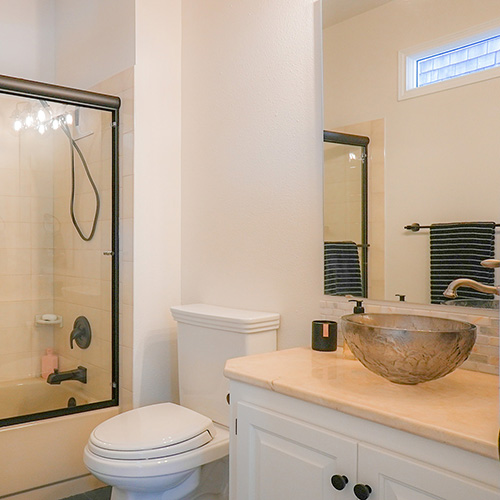 remodeled bathroom