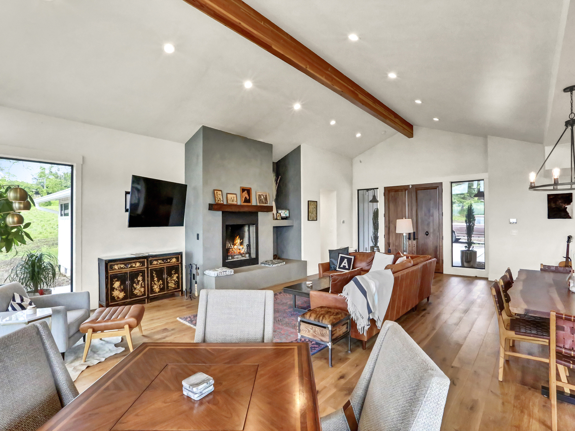 mountain house living room